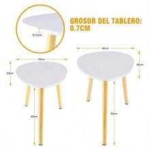 Nesting Tables - Beige - View 3