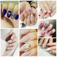 1440pcs Mixed SS3-SS20 Silver Flat Back Rhinestones DIY Nail Art Decoration Accessories - Multiple Styles - View 6