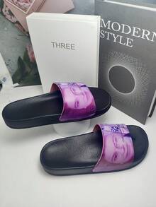 New Fashion Slippers Women High Elastic Rubber Sole Comfortable Soft Versatile Commuting Lightweight Durable Home Casual Walking Shock Absorbing Slippers - Lilac Purple - View 9