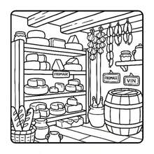 1 Adult Coloring Book Comfortable Life Coloring Book, 24 Beautiful Daily Scenes, Simple Thick Line Outline Coloring Book, Perfect Gift For Adults And Teens - Multiple Styles - View 3
