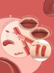 PINKFLASH L13 Matte Lip Tint, Highly Pigmented Lip Color, Creamy Smooth Non-Sticky Texture, Moisturizing Matte Finish, Y2K Makeup, Gen Z Beauty , Everyday Glam And Party Looks - V3 - View 7