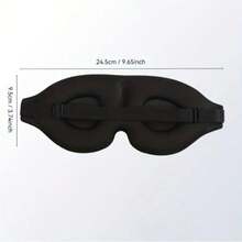 Unisex 3D Contoured Sleep Mask, Comfortable Light Blocking, Perfect Fit For Eye Contour. Suitable For Sleep, Travel, Napping, Meditation, Eyelash Extensions And More - Adjustable - View 4