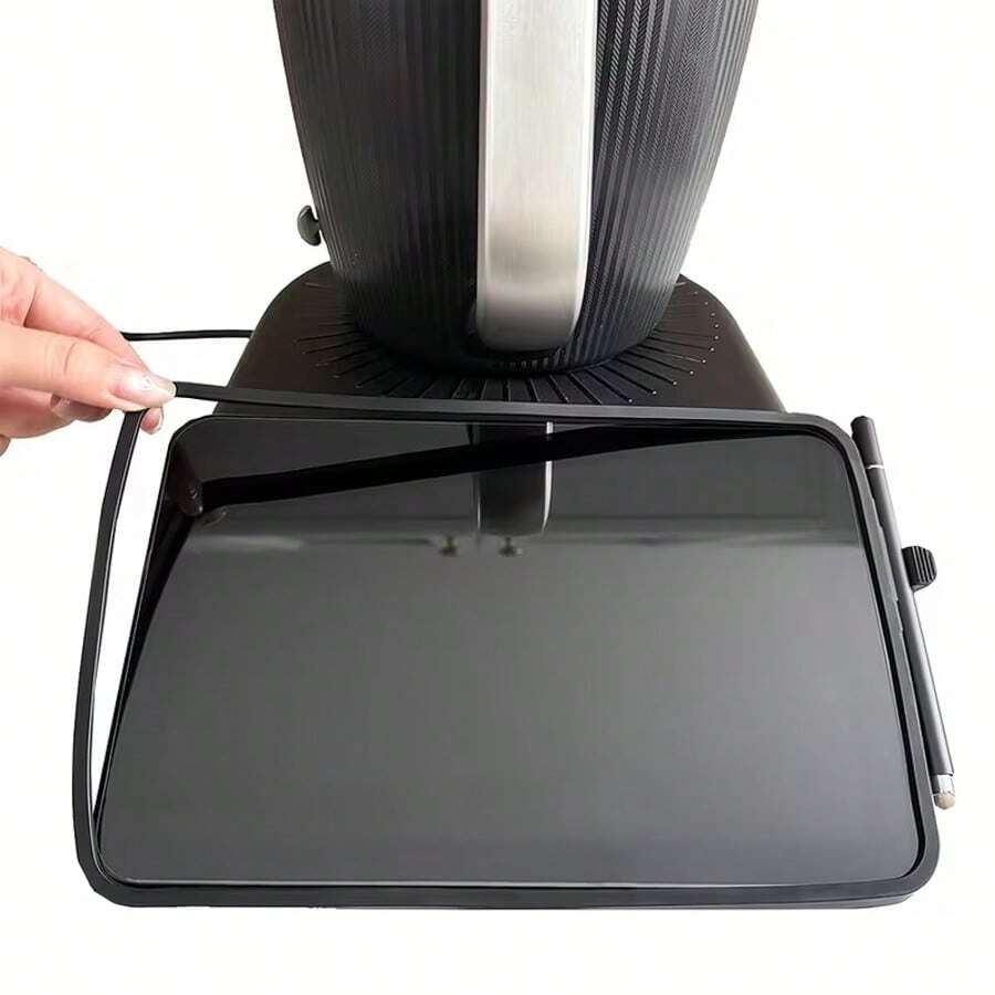 1pc Screen Protector Silicone Frame Compatible With Thermomix TM7, Reinforced Screen Border Guard, Easy Install Silicone Bumper, Precise Fit Prevents Scratches And Bumps Kitchen Accessories - Black - View 1