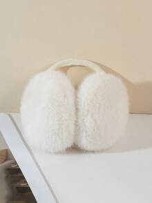 Ultra Soft Plush Earmuffs - Warm, Comfortable, Cold-Proof, Unisex For Kids, Suitable For Winter Outdoor Activities, Plush Texture Earmuffs - Multicolor - View 4
