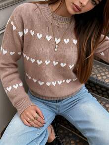 Women Sweaters - Brown - View 1