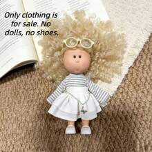 1pc Potato Doll Accessories And Outfit Set, Suitable For 14cm Doll, Mini Clothing Accessories, Unique Gift For Collectors (Note: Only Includes Clothing, Doll Not Included. Some Accessory Colors Random) - Multicolor - View 14