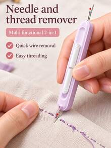 2-In-1 Threader And Seam Ripper, New Multifunctional Sewing Tool, Suitable For Elderly, Perfect For Home Sewing And Handicrafts - Multicolor - View 7