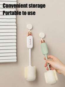 1pc Creative Macaron Hook, Suitable For Kitchen And Bathroom, Adhesive Hook For Door, No-Drill Wall Hook, No-Damage Key Hook - Multicolor - View 5
