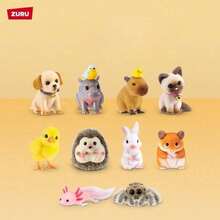 ZURU MY MINI Cute Mini Pet Sweet Companion Decor Dog, Chick, Spider, Hedgehog, Rabbit, Hamster, Hippo, Capybara, Kitten - Multicolor - View 5