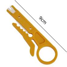 1/11pcs-Coaxial Cable Stripper Automatic Wire Stripper Rotary Stripping Knife Network Cable Pliers High Impact Resistant Material Multi-Function Cable Stripping Tool Network Wiring Dedicated, Weak Current Engineering Professional Tool. Manual Tool. Rotary One Turn Three Layers Full Stripping, No Damage To Wire Core Super Labor-Saving, High Impact Resistant Material Can Be Used Freely On Construction Site~Rotary Operation, Labor-Saving And Efficient, No Damage To Wire Core, No Signal Loss. Convenient And Practical, Sturdy And Durable, Beautiful And Practical. - Multicolor - View 11
