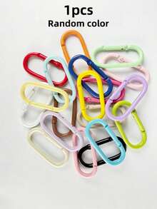 8/15/30/60/90/120pcs Colorful Zinc Alloy Carabiner Key Rings - Spring Clips, Suitable For Keys, Bags, Water Bottles And Backpacks, Bag Charms Jewelry Making Accessories - Multicolor - View 18