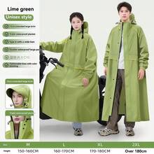 Unisex Long Rain Poncho, Oversized Thick Single-Person Waterproof Raincoat, High Collar Full Protection Rain Jacket, Waterproof Design With Foot Coverage, Suitable For Cycling, Commuting, Outdoor Hiking, Travel And Heavy Rain Protection - Multicolor - View 21
