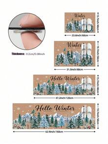 1/2pcs Christmas Diatomaceous Earth Mat, Vintage Cedar Pattern, Super Absorbent, Non-Slip, Perfect For Bathroom, Kitchen And Dining Room, Quick Drying, Ideal Home Decor And Bathroom Mat Gift - Multicolor - View 6