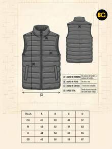 Big City Men Winter Coats - Navy Blue - View 6