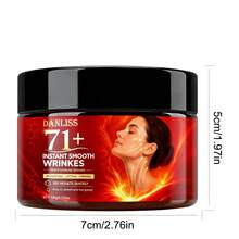 Krim Pengencang Anti-Kerut 71+, Mengandung Niacinamide dan Asam Hyaluronic, Perbaikan Multi-Efek, Mengurangi Kerutan dan Mengencangkan Wajah dan Leher, Menyegarkan dan Mudah Diserap Tanpa Rasa Berminyak, Cocok untuk Semua Jenis Kulit, 120g - Collagen - View 4
