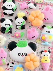 Cute Panda 3D Stickers Kawaii Animal Puffy Decals For Phone Case Scrapbooking Notebook Laptop Craft Decor - Multicolor - View 2