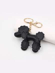 Yogodlns PU Leather Poodle Bag Charm/Keychain Pendant, Cute Dog Accessory, Gift For Dog Lovers, Decorative Key Ring - Multicolor - View 8