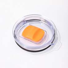 1pc 20oz Insulated Tumbler Replacement Lid, Anti-Spill Cup Lid With Magnetic Sliding Switch - Multicolor - View 16