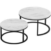 Pedestal Tables - Black - View 1