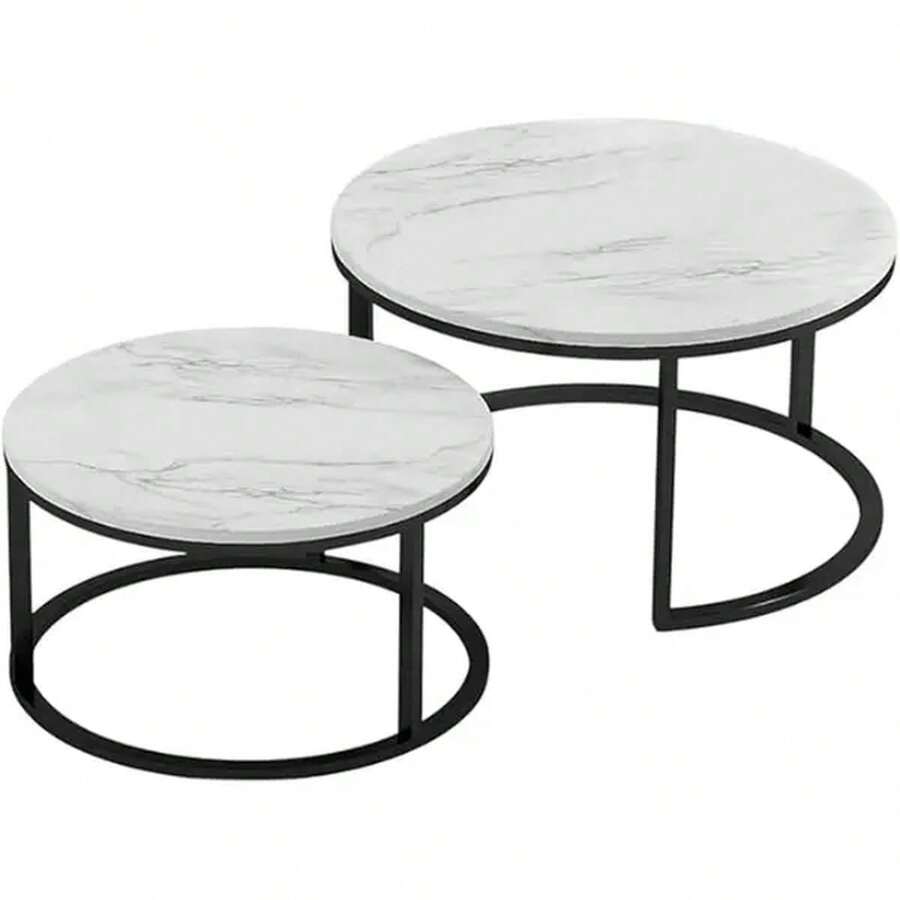 Pedestal Tables - Black - View 1