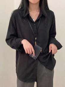 Women Blouses - Black - View 3