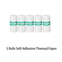 5/10 Rolls Mini Thermal Printer Stickers, Size 57 X 25mm, Suitable For Most Mini Portable Cameras, Instant Cameras, Mini Printers, Photo Printing, Memo Stickers, Labels - 57x25 Self-adhesive Thermal Paper - View 8