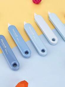 5pcs Gradient Color Pen-Style Correction Tape, Silent White Out Tape, Correcting Fix Tape Smooth Correction Roller Tape For Students School Office Stationery, Back To School Gift - Multi Colors - View 5