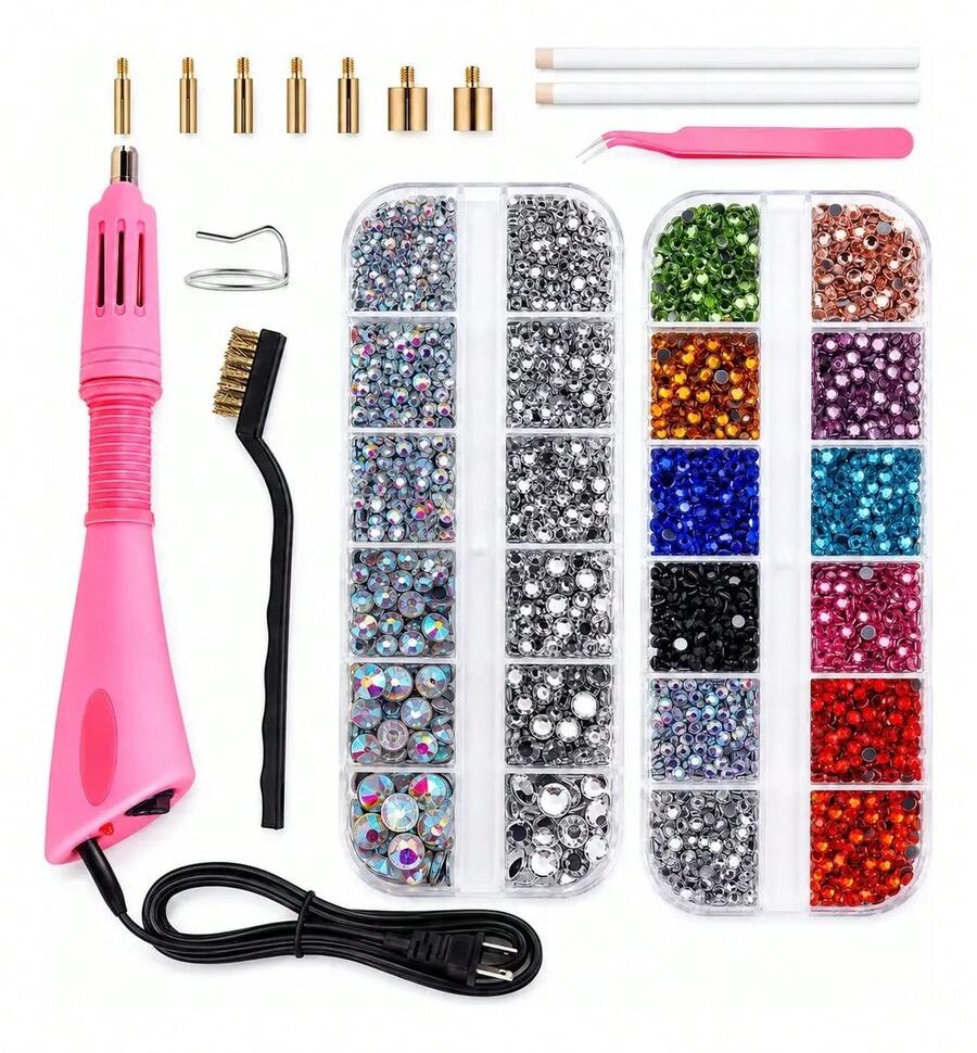 Rhinestones & Decorations & Glue Kits - Multicolor - View 1