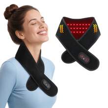 Hailicare Heated Neck Wrap With Vibration, Rechargeable Neck Heating Pad, 3 Heat Levels & 3 Vibration Modes, Infrared Therapy Neck Warmer For Neck And Shoulder - View 9