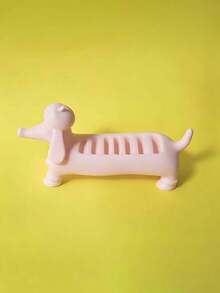 Cute Dachshund Ring Holder With Jewelry Storage Bag, Jewelry Display Stand, Jewelry Organizer, Creative Desktop Ring Storage Rack, Vanity Decor Ring Holder, Cute Room Decor Gift, Gift For Jewelry Lovers, Party Favor, Holiday Gift - Multicolor - View 14