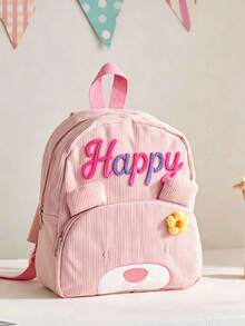 School Bag With Bear Face, Cute Birthday Gift, Back To School Season, Gift For Girls And Boys, Personalized Gift - Multicolor - View 7