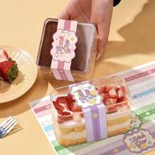 9.8 Inch Long Thank You Stickers 40pcs Extra Large "Have A Great Day" Self-Adhesive Seal Baking Labels Handmade Food Tamper-Evident Baking Stickers, Suitable For Baked Food Packaging - Multicolor - View 9