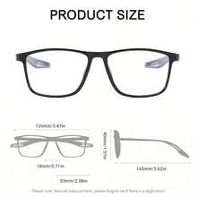 New Fashion Designer Unisex Glasses, Comfortable Anti-Slip Ultra-Light Decorative Eyewear - Multicolor - View 4