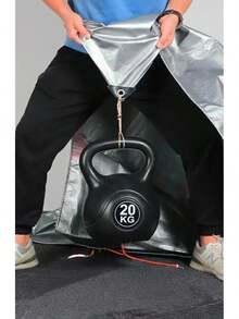 Lona Reforzada EKR de 3x6 Metros Impermeable con Protección UV, Plateada - Plateado - Ver 5
