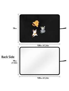 Cute Cat-Print Trunk Mat, Non-Slip Protective Mat, Dirt-Resistant Floor Mat, Waterproof And Wear-Resistant Trunk Liner, Universal Car Non-Slip Trunk Mat, Car Interior Decoration-Perfect For Pet Owners And Car Enthusiasts - One Size - View 10