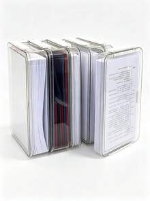 1pc Transparent Acrylic File Storage Box, Waterproof File Organizer Box With Snap Lid, Dust-Proof Desktop Storage Box, Suitable For A4 Paper, Certificates, Home Office, Study And Decoration - Transparent - View 4