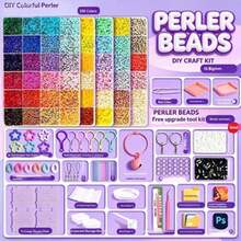 1pc-MAR0 Same Color 3D Fusion Pixel Art Puzzle Toy DIY Educational Gift For Girls And Boys Birthday Holiday Perfect Gift [Random Color Lanyard/Chain Style] - Multicolor - View 6