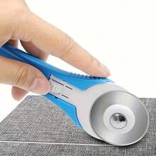 Sharp Rotary Fabric Cutter - Rotating Craft Knife With Retractable 28mm Blade, Ergonomic Handle And Hanging Hole, Suitable For Paper, Plastic, Fabric, Synthetic Leather - Multiple Styles - View 10
