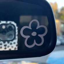 3 buah Stiker dan Decal Dekoratif Bunga untuk Kaca Spion Mobil dan Bumper, Dekorasi DIY Lucu dan Tahan Air - A - View 4