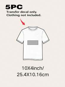 Personalized DTF Heat Transfer Stickers, Custom DIY Iron-On Decals For T-Shirts, Custom Iron-On Transfers, Back-To-School Season - Multicolor Transfer Film - View 19