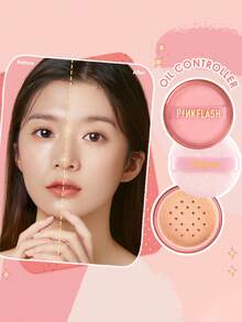 PINKFLASH Setting Powder, Bedak Pengatur Riasan Tahan Lama dan Tahan Air, Pengontrol Minyak yang Menyegarkan, Tahan Air dan Keringat, Tekstur Bedak Halus, Cocok untuk Anak Muda Gen Z Pecinta Y2K untuk Pesta dan Kencan, Hadiah Ideal untuk Ulang Tahun dan Hari Ibu. - 222 - View 9