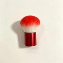Multicolor Short Handle Kabuki Makeup Brush Soft Fiber Bristle Powder Blush Cosmetic Brush - Multicolor - View 7