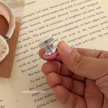 Cute Heart-Shaped Toilet Tank Flush Button, Long Nail Assist Tool, Universal Bathroom Toilet Flush Presser, Suitable For Bathroom, Kitchen, Bedroom Cabinets - A - View 4