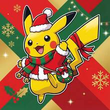 Asmodee Christmas Pokemon Keychain/Charm (Pikachu & Eevee) – Acrylic Backpack Accessory - Multi-color - View 11
