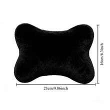 Car Headrest Plush Neck Pillow, Car Neck Pillow, Car Interior Decoration Accessories - Multicolor - View 4