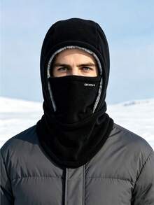 Unisex Full Coverage Balaclava With Pull-Down Face Panel, 3D Ergonomic One-Piece Head-Face-Neck Protective Shield, Windproof Warm Outdoor Headwear For Cycling, Skiing, Motorcycle, Hiking, Commuting, Autumn/Winter Outdoor Activities - Multicolor - View 15