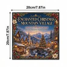 1pc Adult Coloring Book, Detailed Drawing Book, Stress Relief Coloring Book, Suitable For Beginners And Novices, Outdoor Landscape Theme, Pens Not Included - Single Piece - View 10