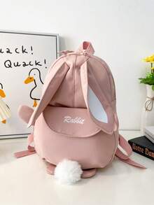 Kids Plush Backpacks - Pink - View 1