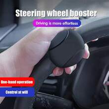 1pc Car Steering Wheel Spinner, Non-Slip Silicone Handle Steering Wheel Rotator, 360° Rotating One-Hand Steering Assist Ball, Universal Portable Car Accessory - A - View 7