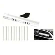 Car-Mounted Aromatherapy Spray Holder - Aromatherapy Diffuser Holder - Air Freshener - Car Decorative Accessory - Interior Fragrance Decoration - Comes With 10 Cotton Swabs - Suitable For Car, Office, Kitchen And Indoor Aromatherapy Treatments - A - View 12